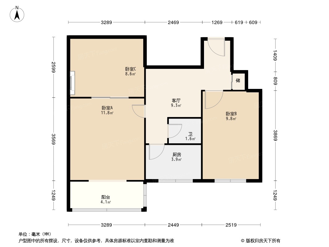 民族学院南路7号院户型图