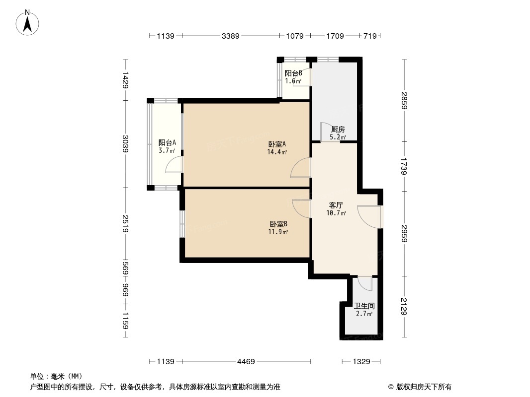 华枫公寓户型图