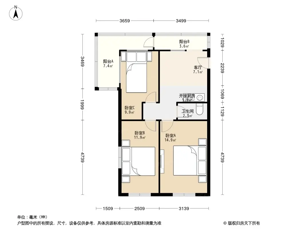 劲松四区户型图