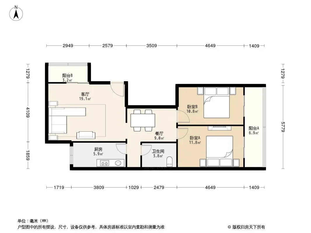 卢沟桥南里甲八号院户型图