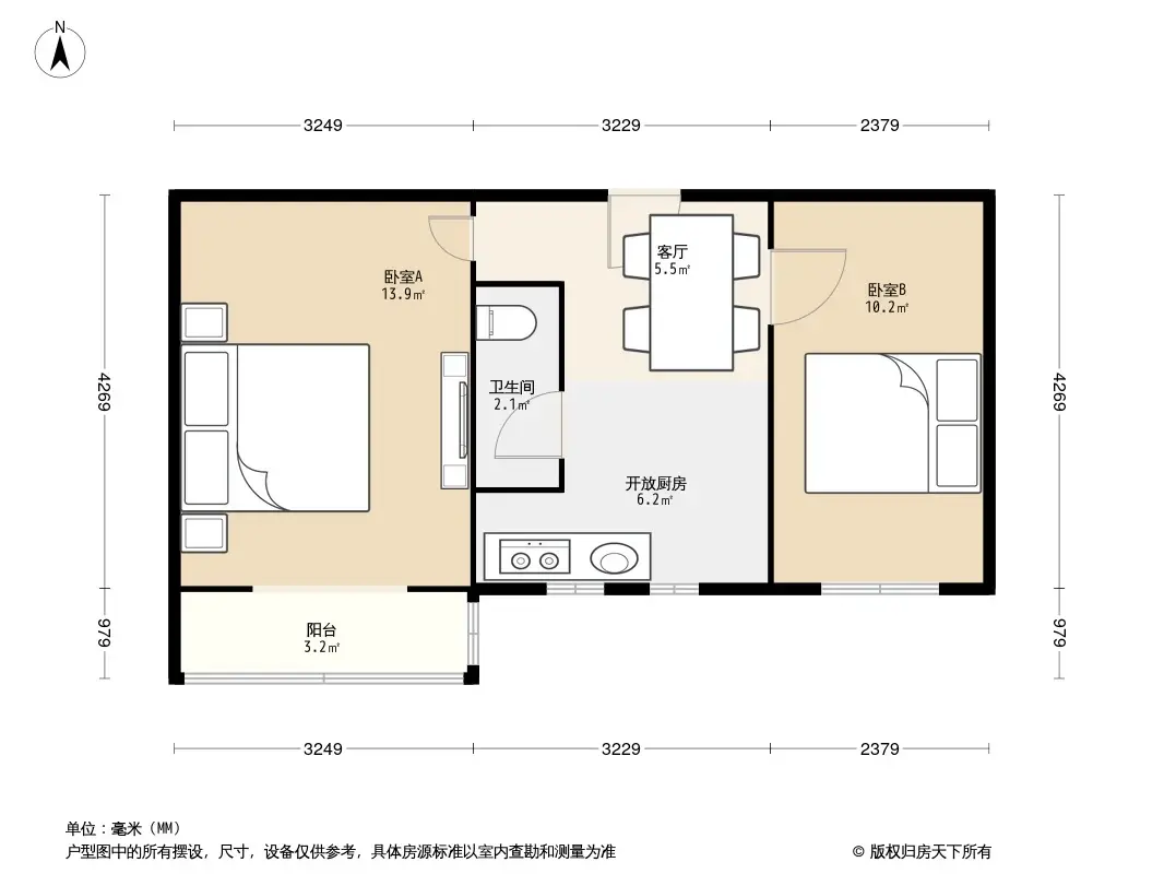 大慧寺20号院户型图