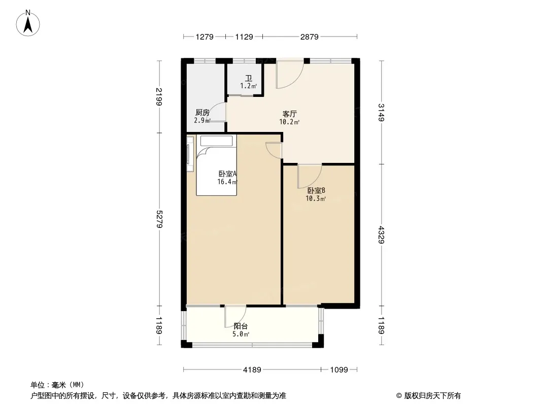 西便门住宅区户型图