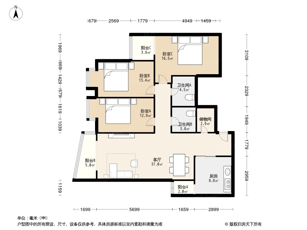 国兴家园户型图