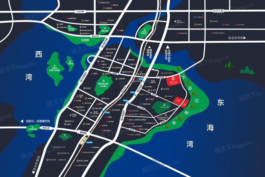 交通图:观沧海交通区位图