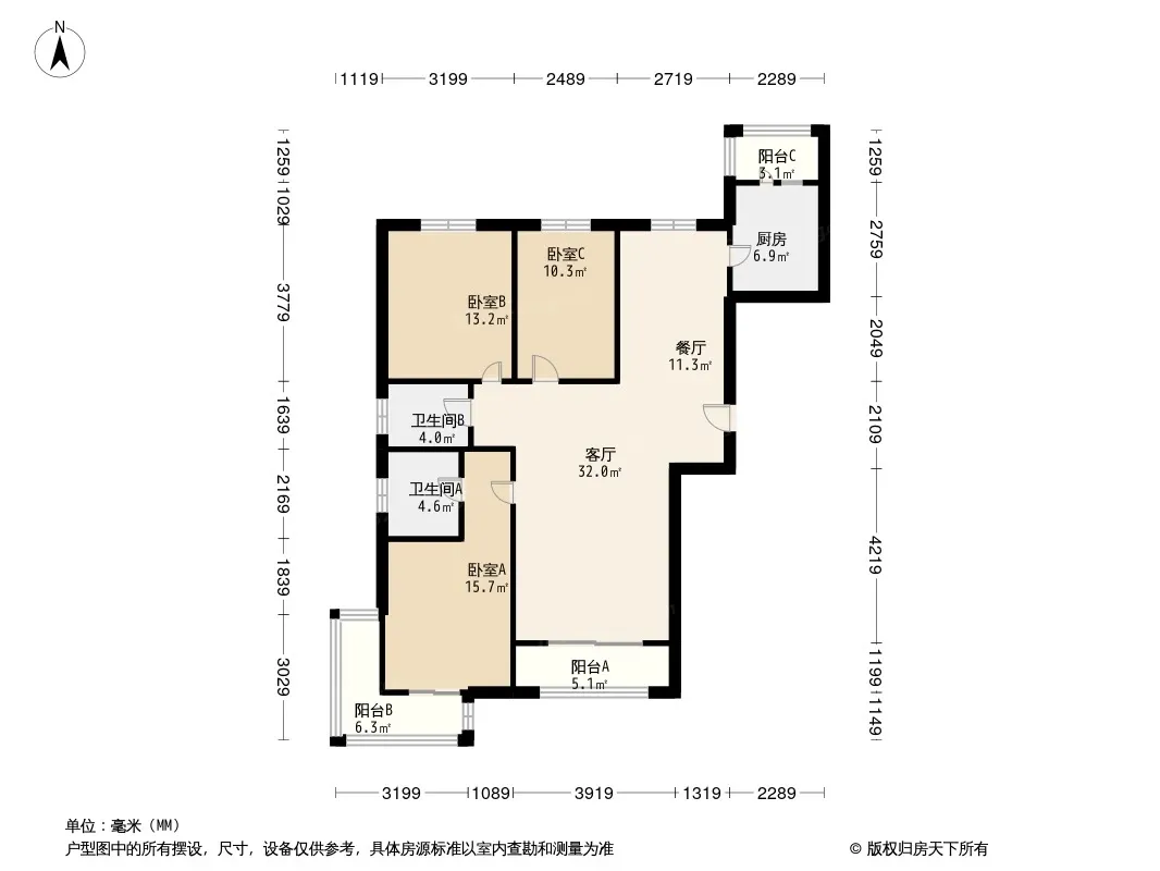 银海兴涛户型图