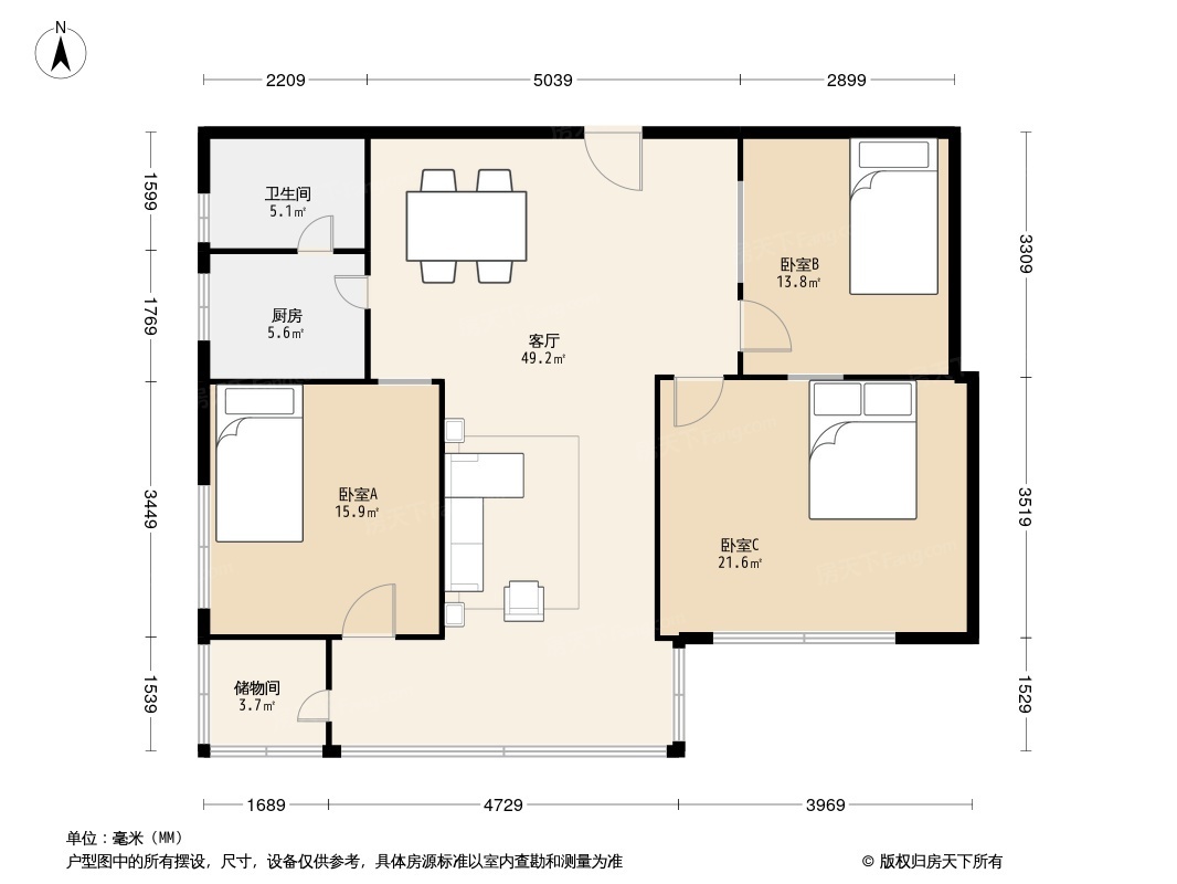 中山三路东皋大道小区户型图