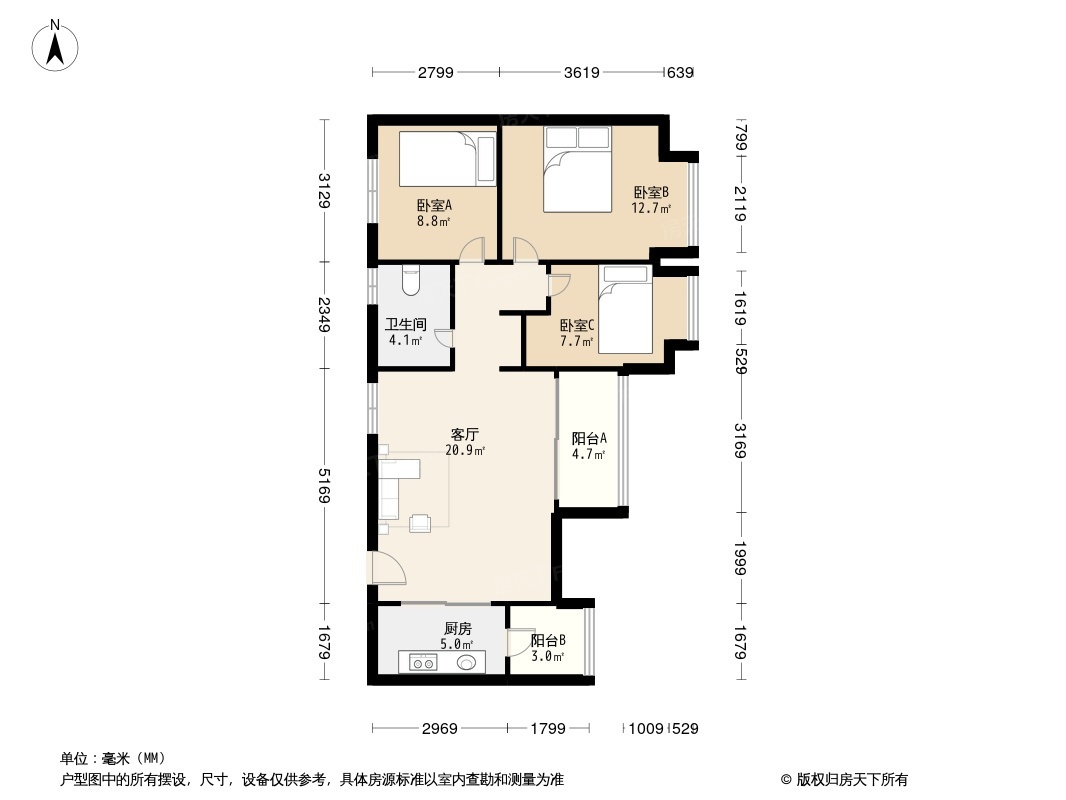 富域尚品居户型图