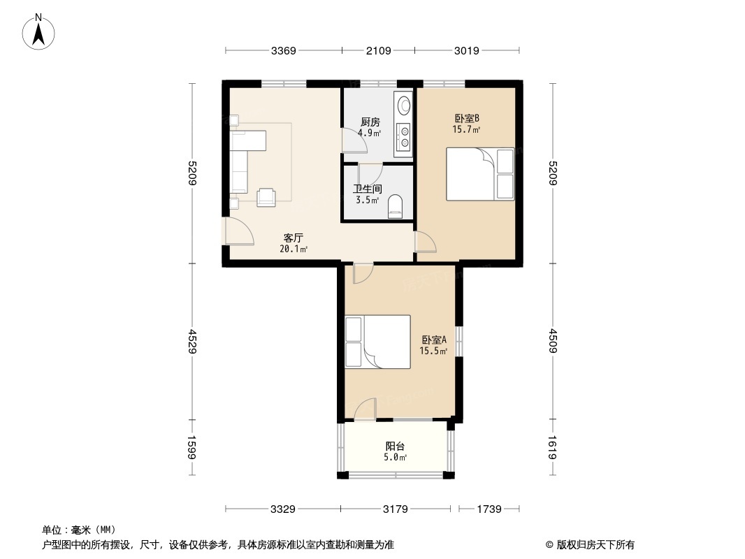 大岗元户型图