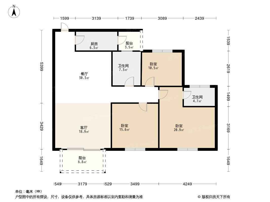 新世界花园嘉乐苑户型图