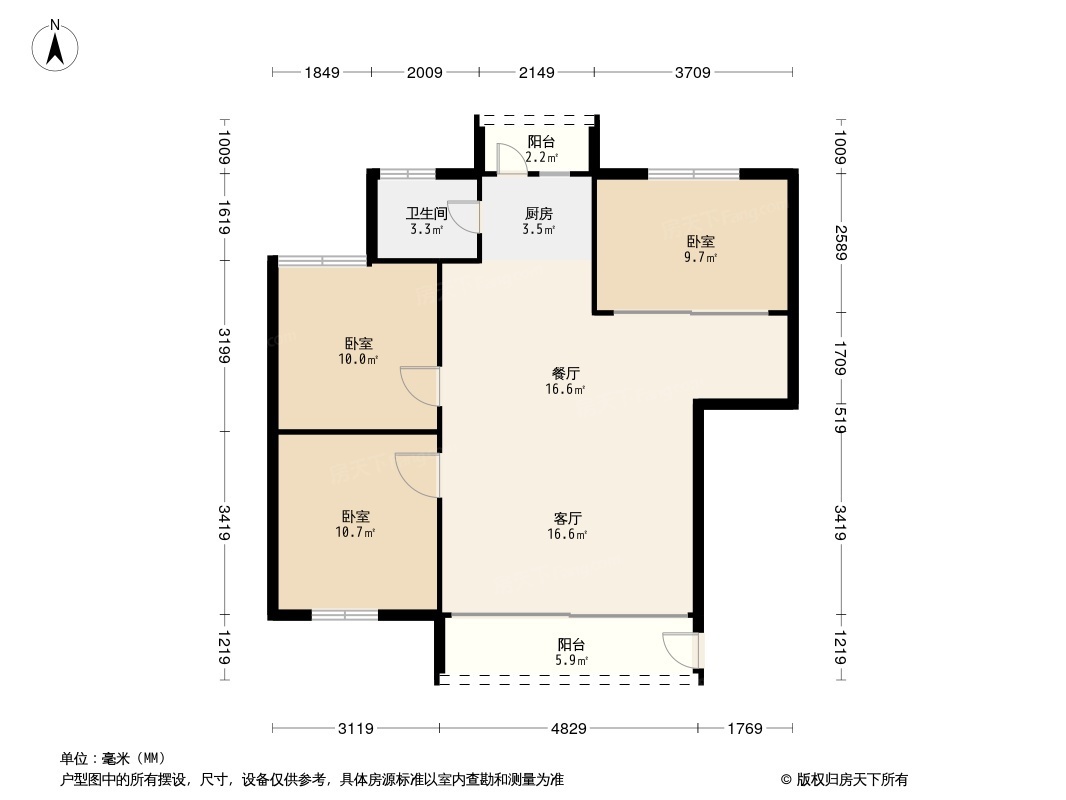 美心东苑户型图