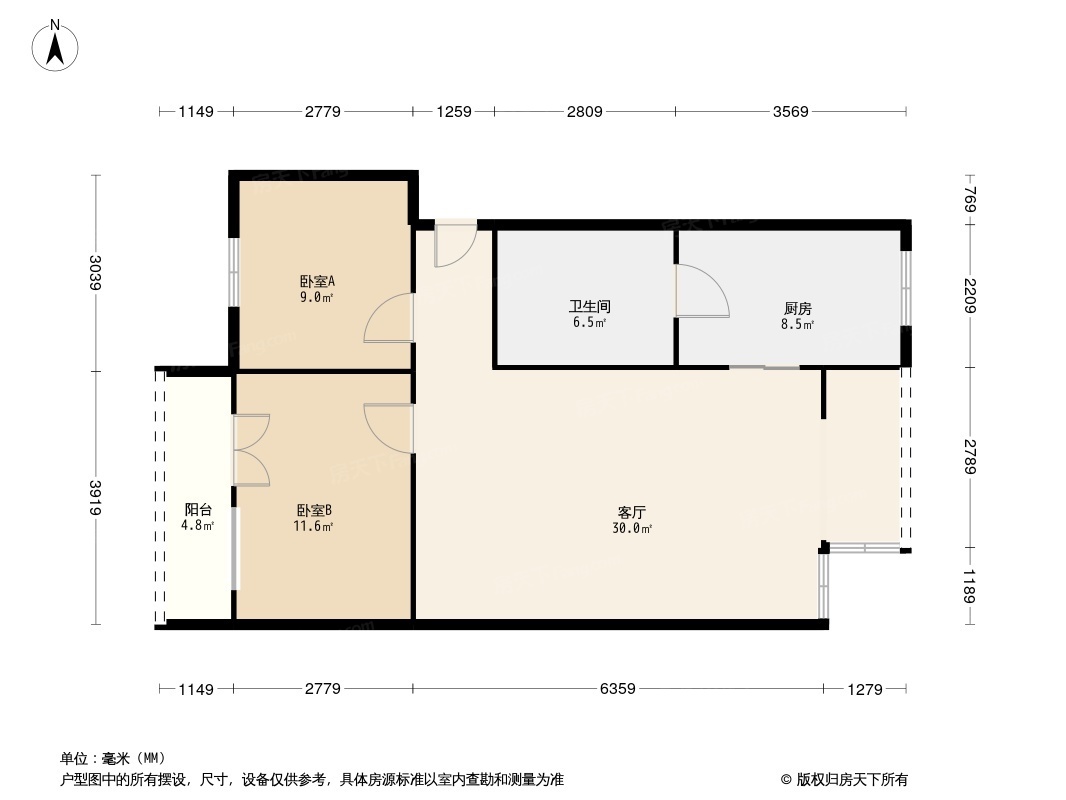 小东园小区户型图