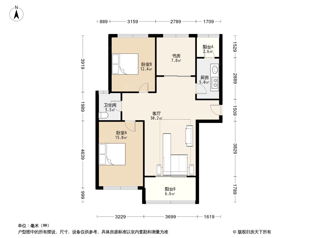 融晟公园大地户型图