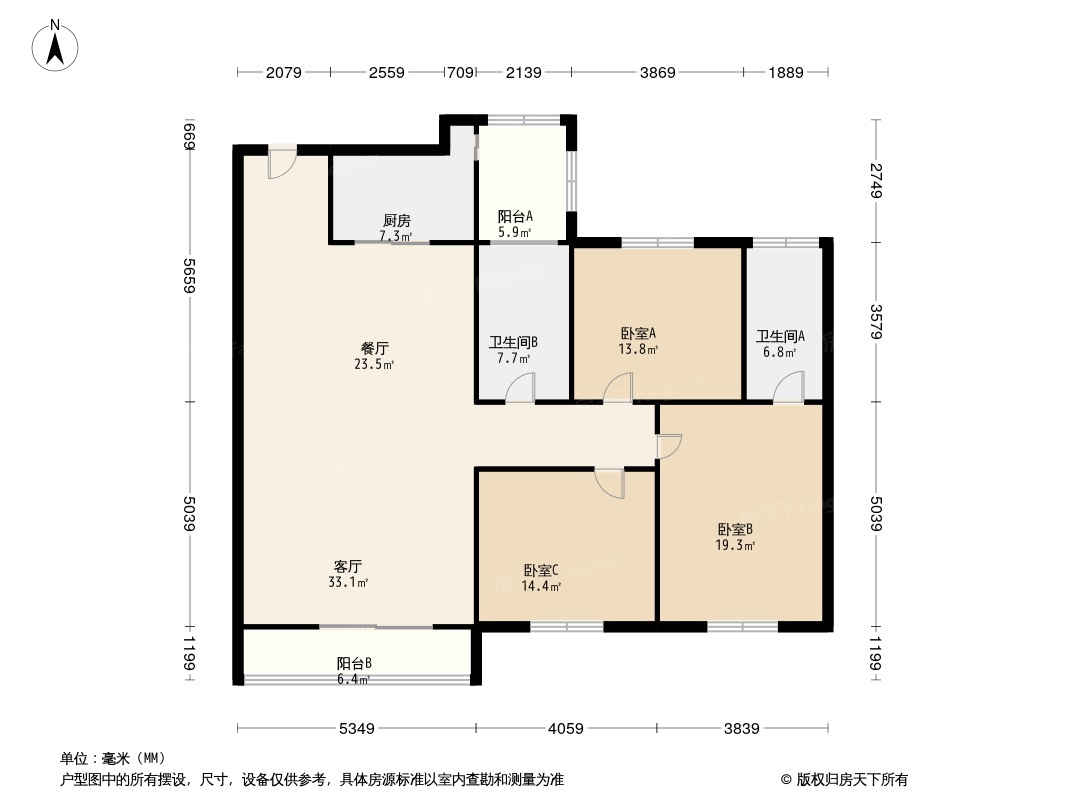 新天地华庭户型图