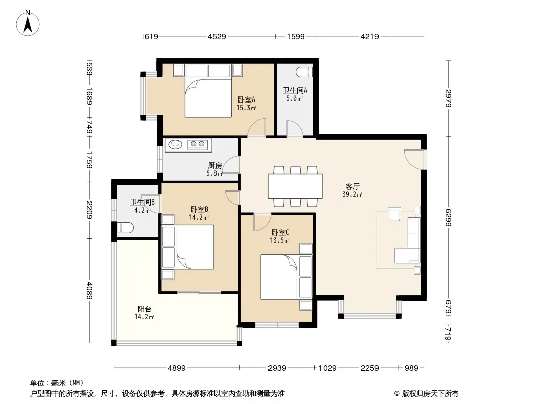 海山观江楼户型图