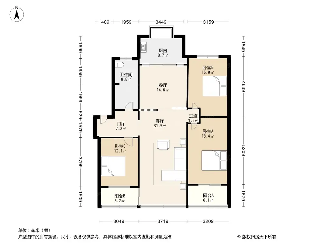 省会计学校家属院户型图