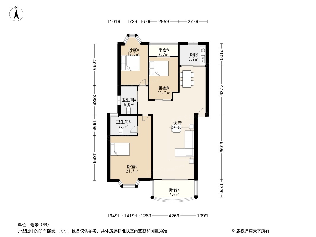 金龙花园户型图