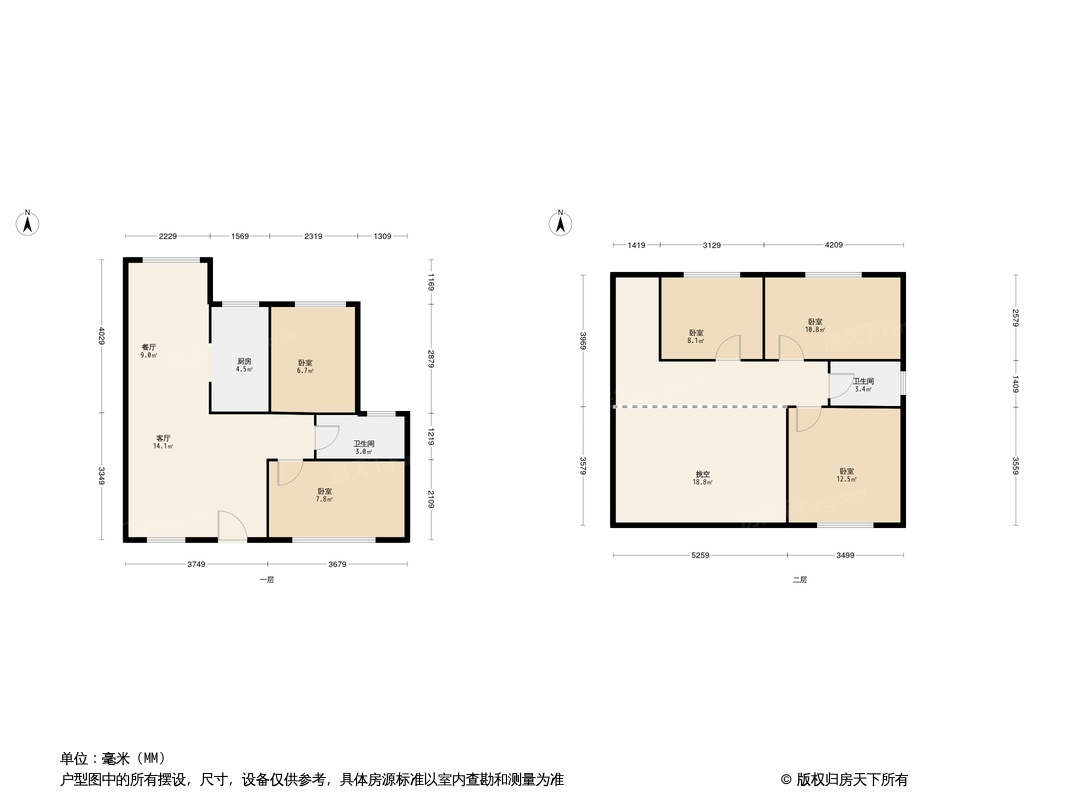 水岸毕家索户型图