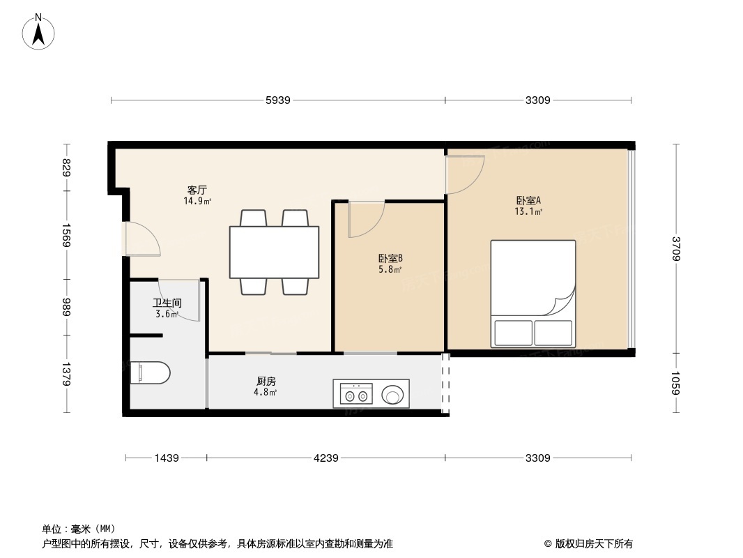 招商城市主场小区户型图