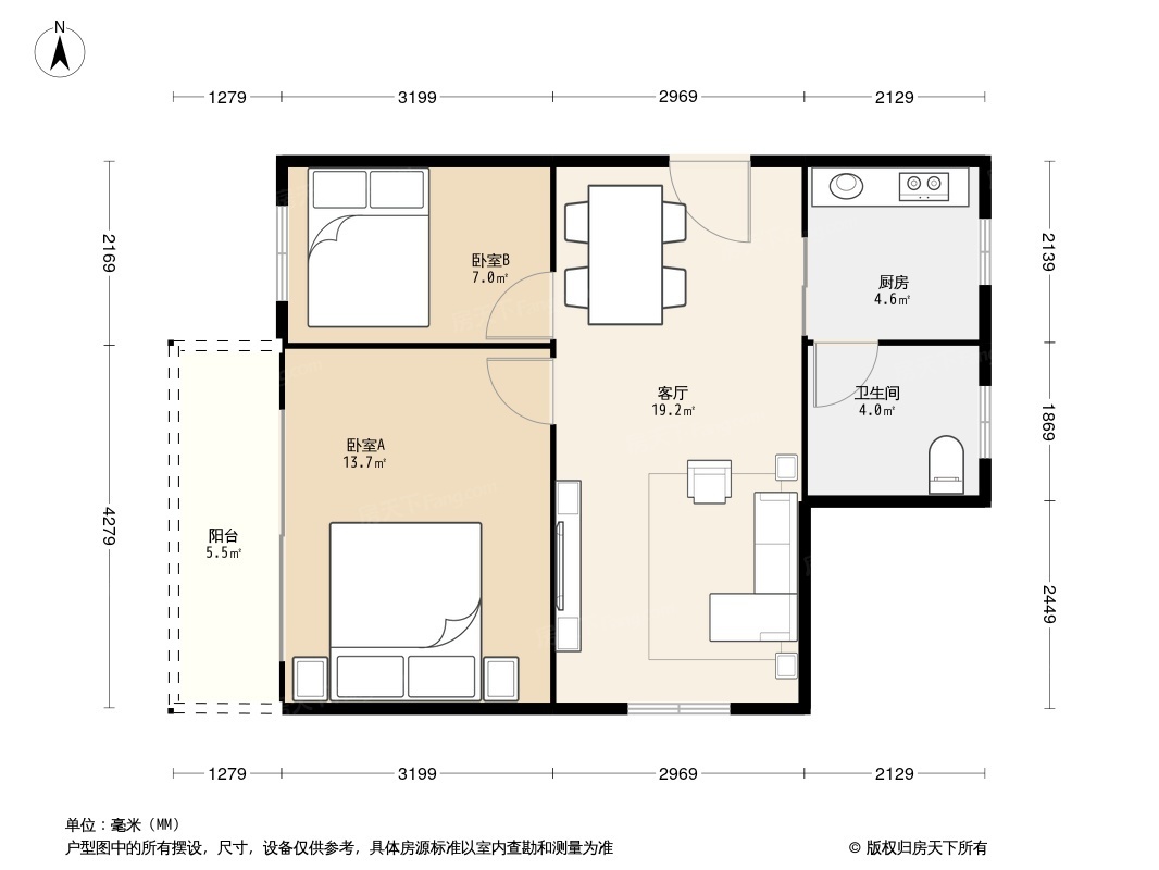 宝华花园户型图