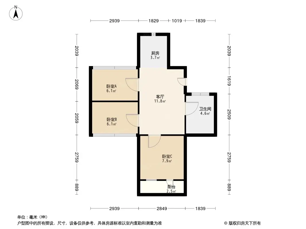 文化东路林业厅宿舍户型图