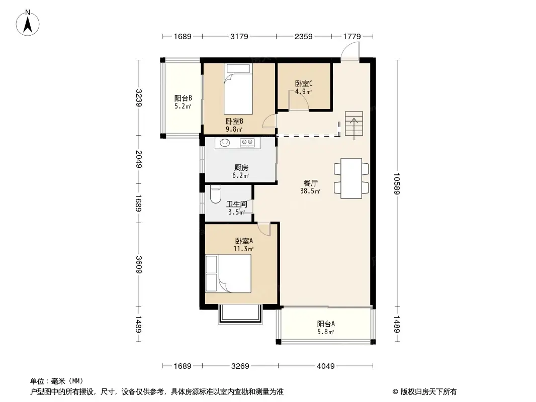 千禧龙庭户型图