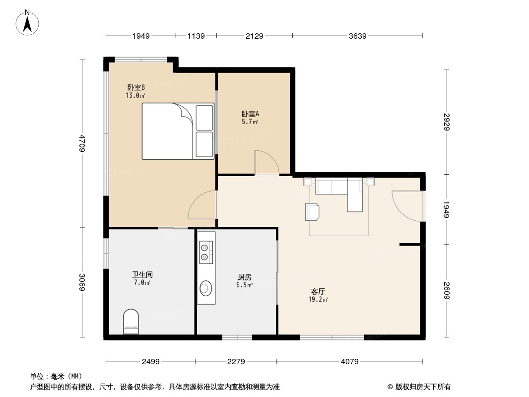 德润大厦户型图