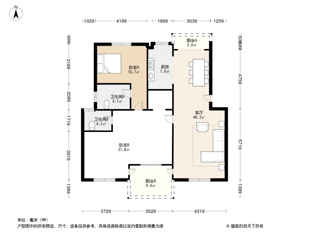 龙城天居园户型图