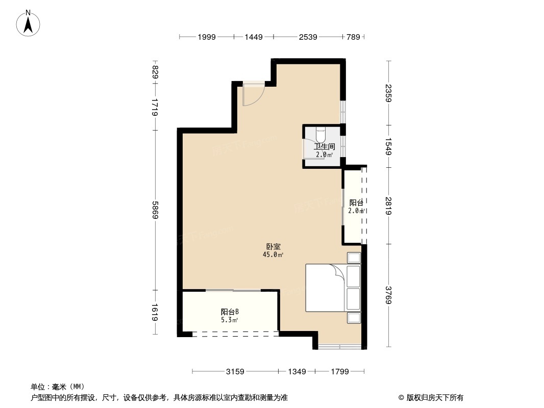 汉北大全景户型图