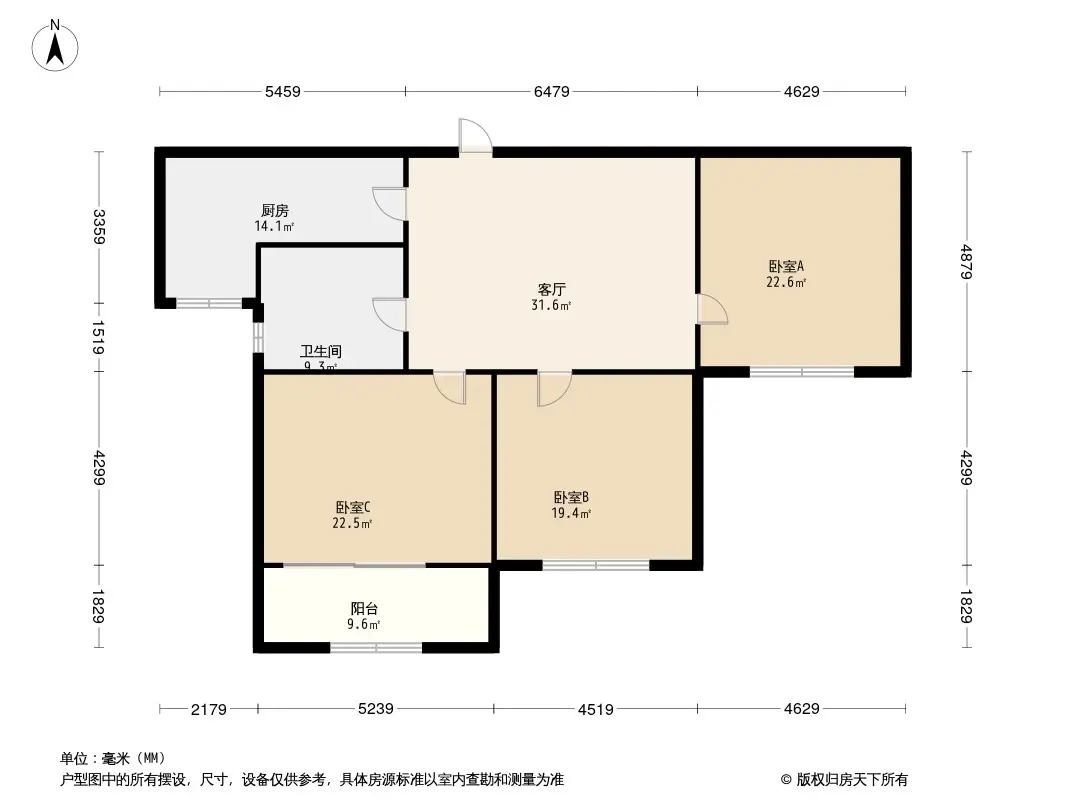 景福苑户型图