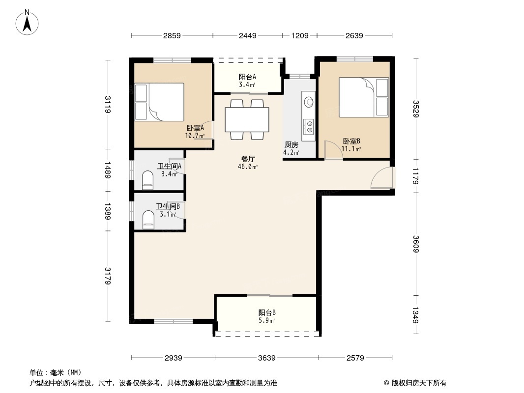 F绿岛户型图