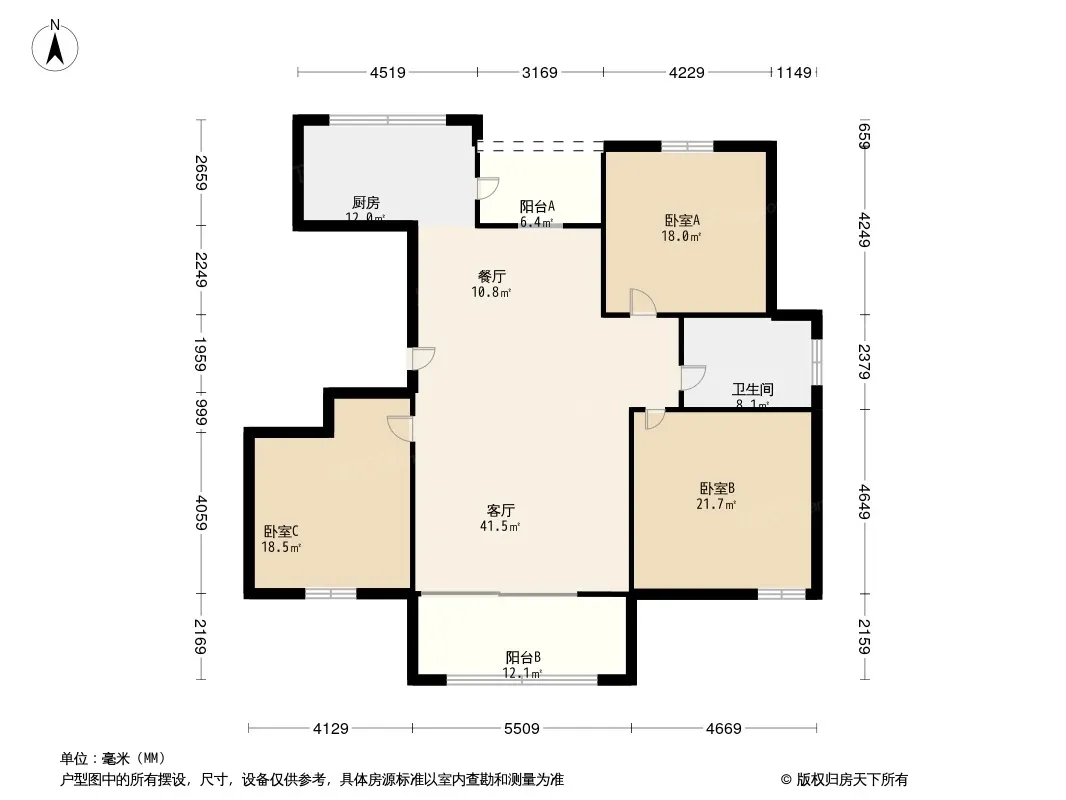 锦竹幸福里户型图