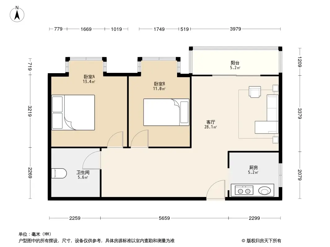 安胜花园户型图