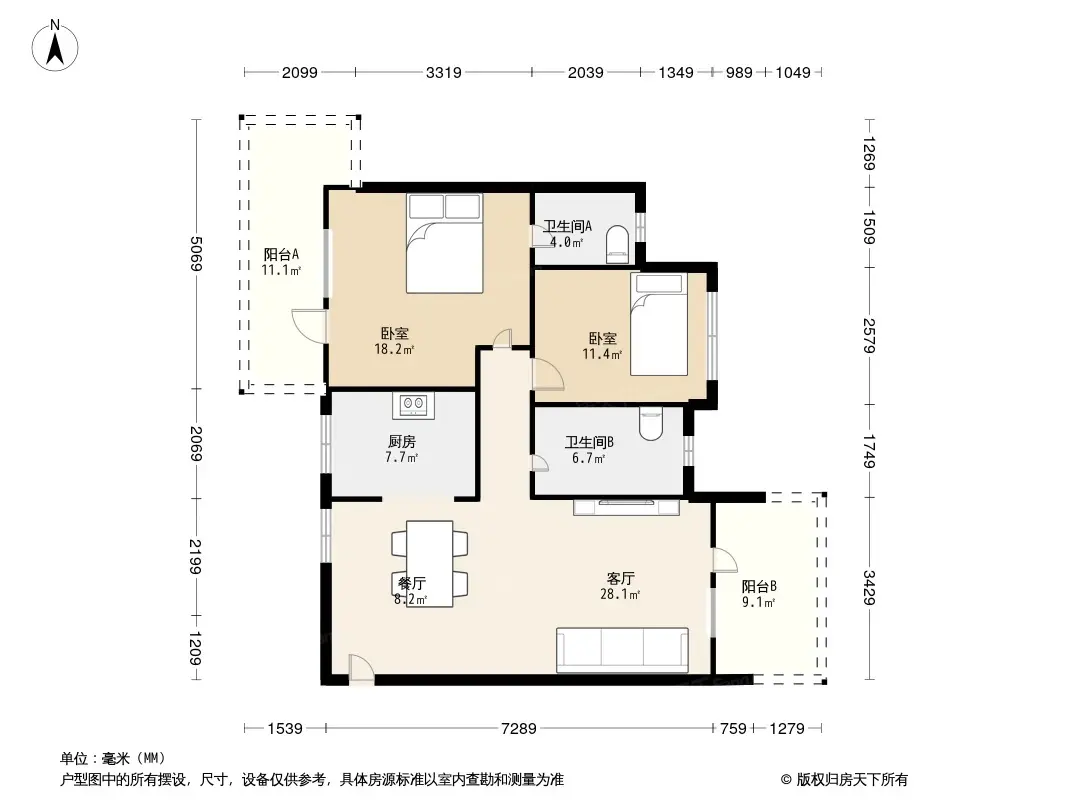 巢上城锦园别墅户型图