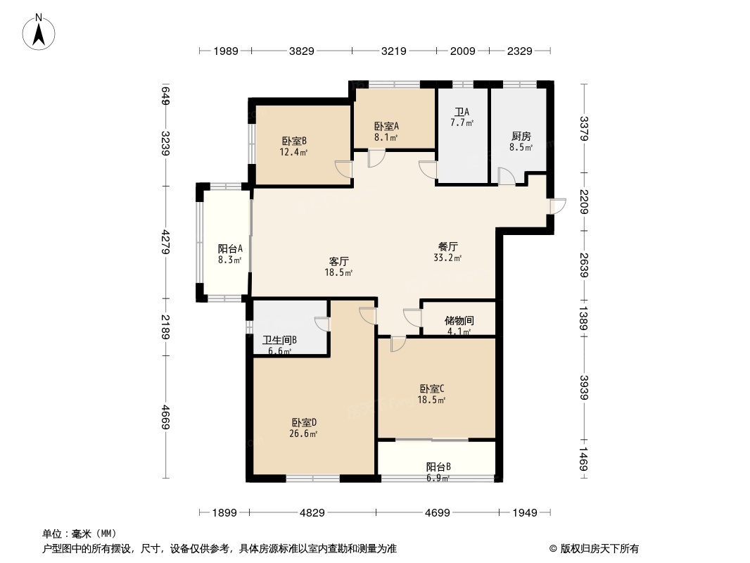 龙湖龙誉城户型图