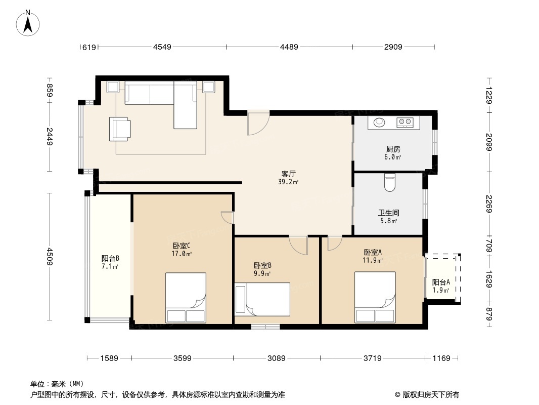 佳运环湖花园水岸美宅户型图