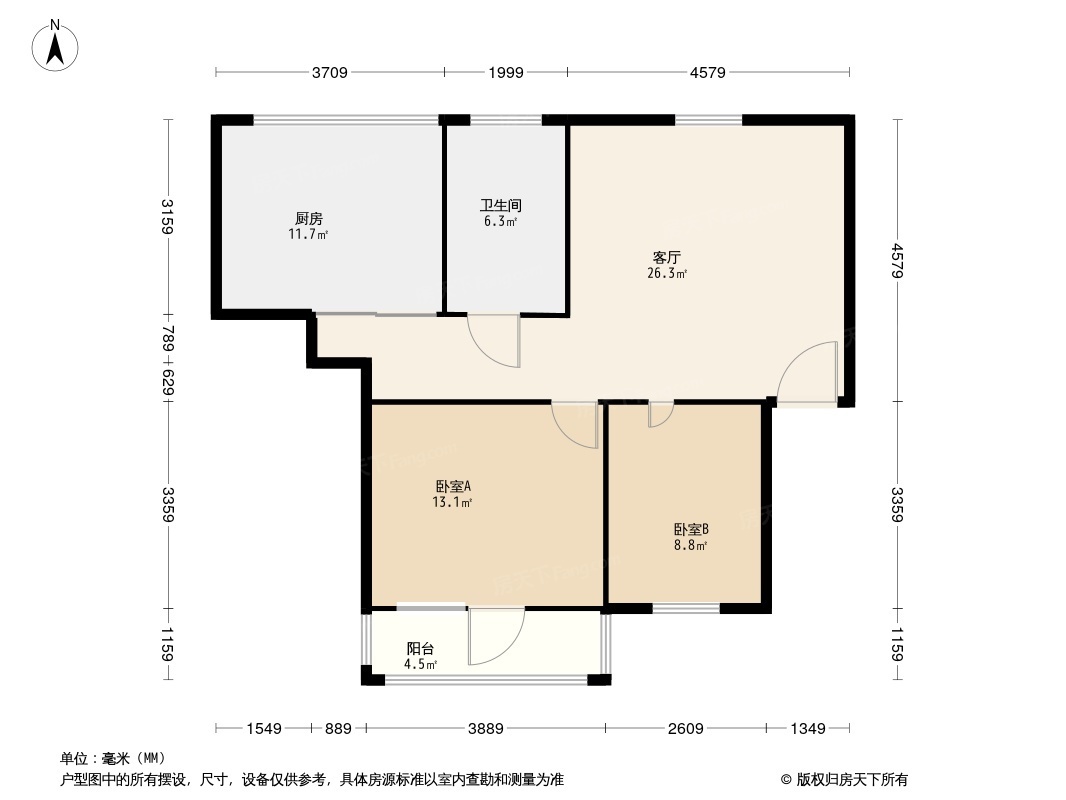 钢花新村114街户型图