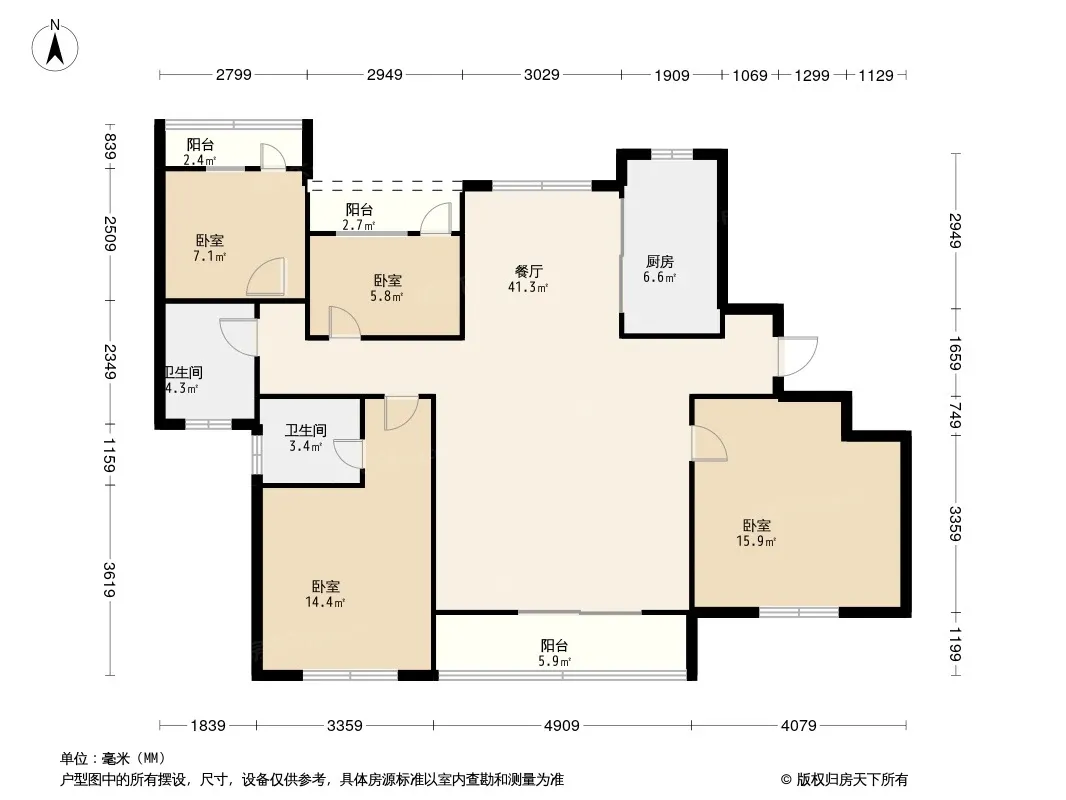 华润凯旋门户型图