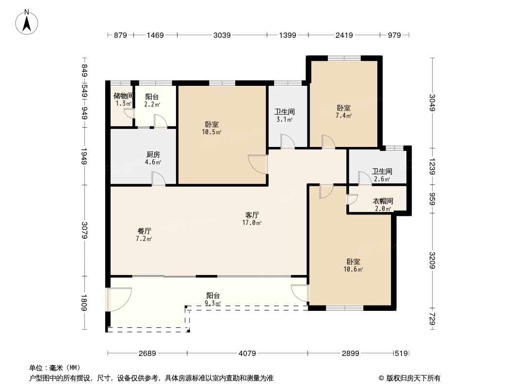 居住主题公园别墅户型图