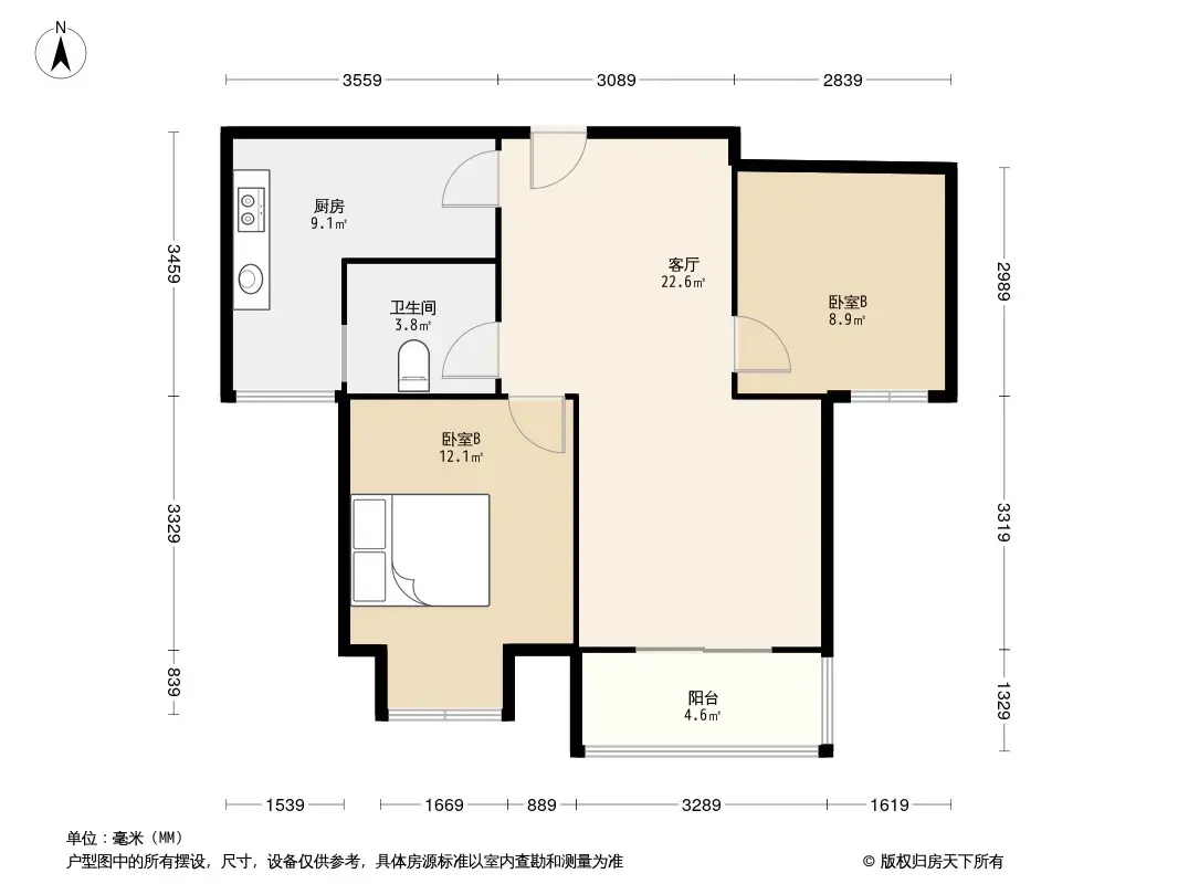 观澜外校城户型图