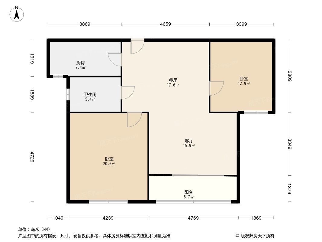 芦墅星苑户型图