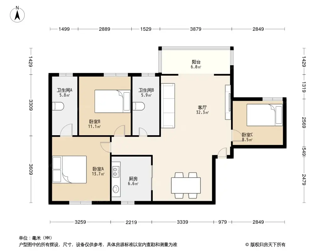 江山如画五期户型图