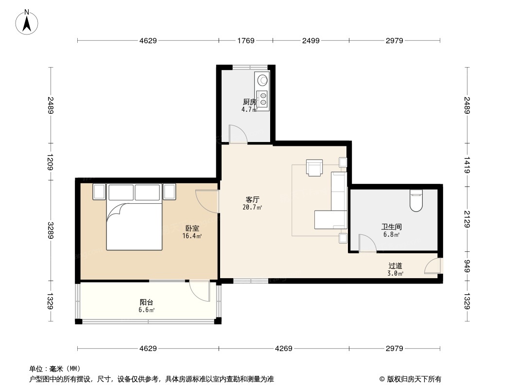 香河公寓户型图