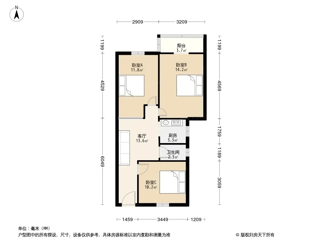 民意小区户型图