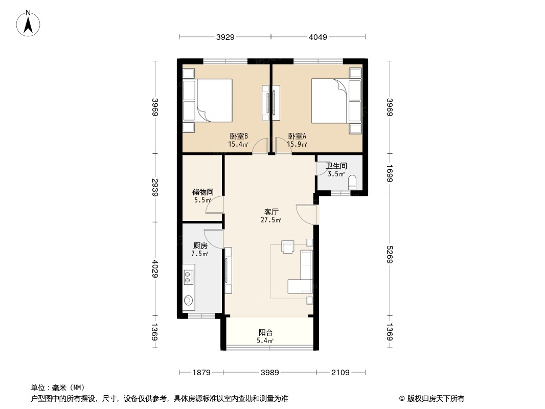 楚雄公寓户型图