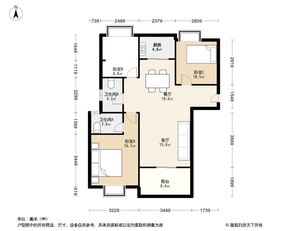 保利圆梦城户型图