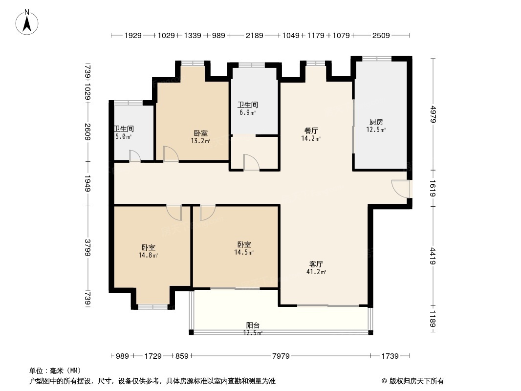 复地东湖国际七期户型图