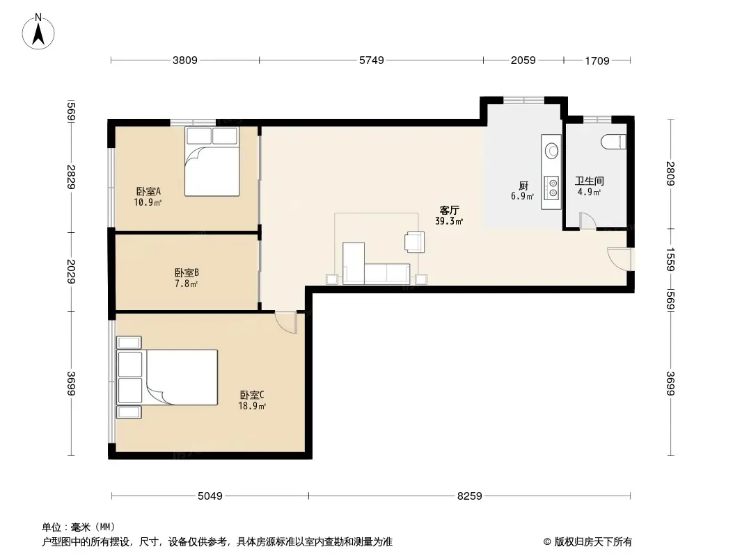 东富商城户型图