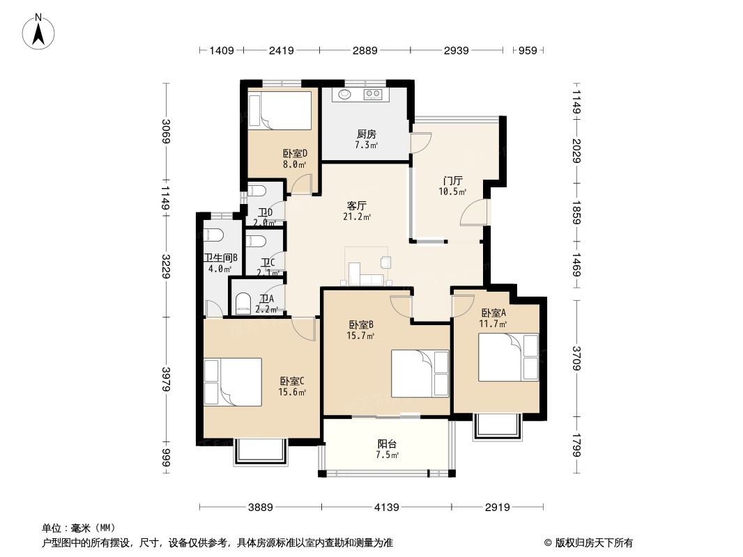 中谷苑户型图