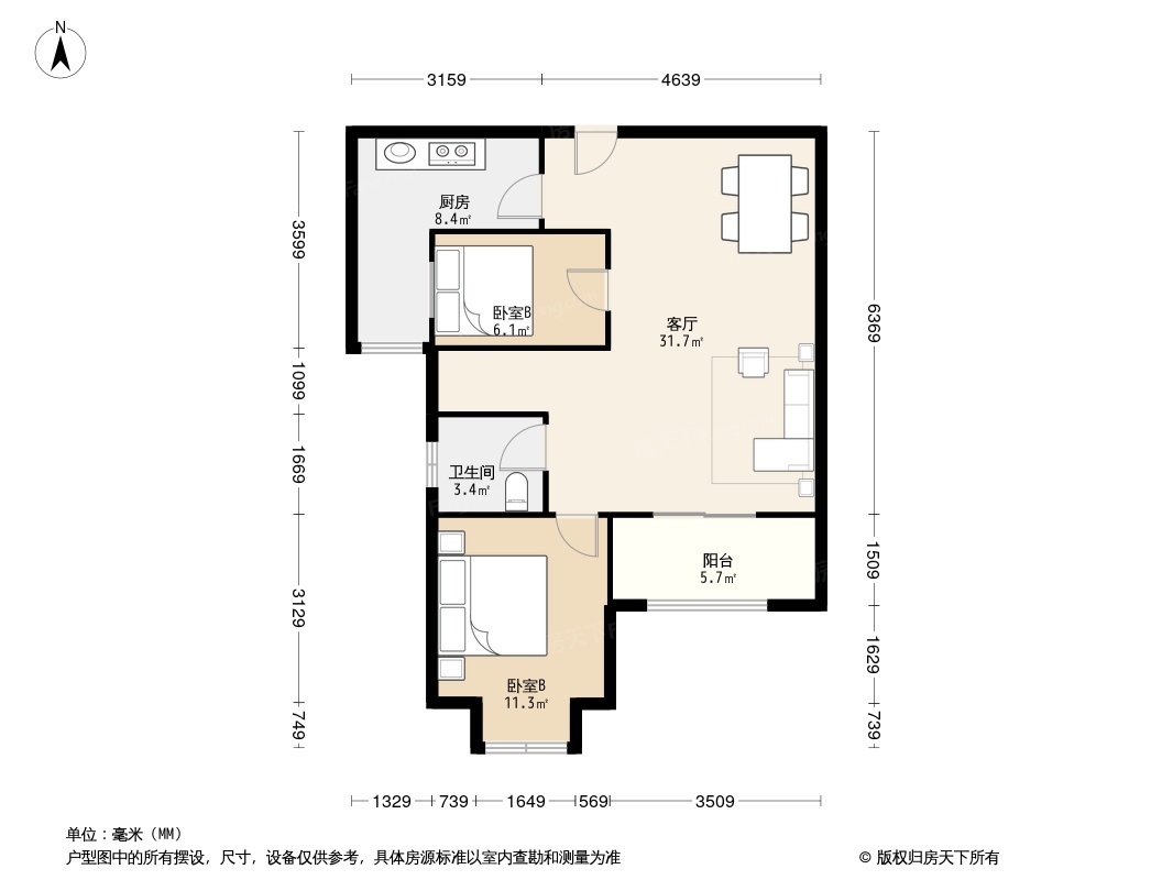 中建福地星城户型图