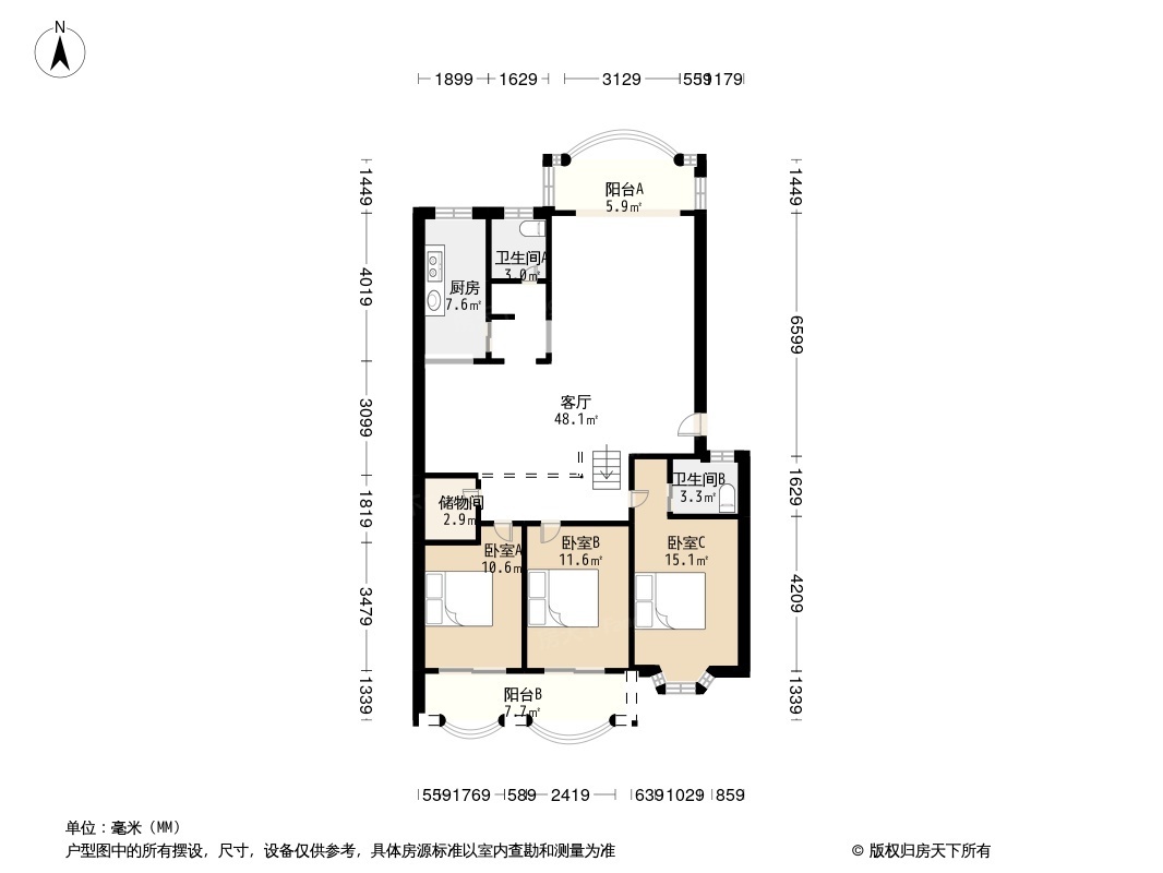 湖畔嘉苑户型图